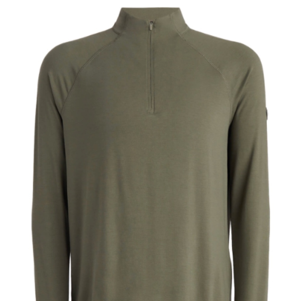 G/Fore Men's XXL ISLE Green 1/4 Zip Men's Mid Layer  MSRP $145